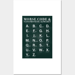 Morse Code Posters and Art